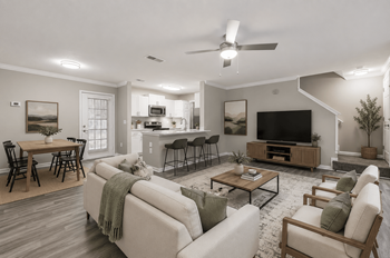 Newly renovated apartment homes